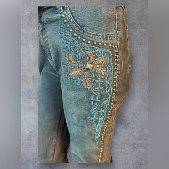 Embellished BrazilRoxx Jeans (Size 6) - Picture 6 of 9